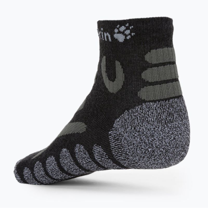 Jack Wolfskin Hiking Pro Low Cut grey trekking socks 1904092_6320 2
