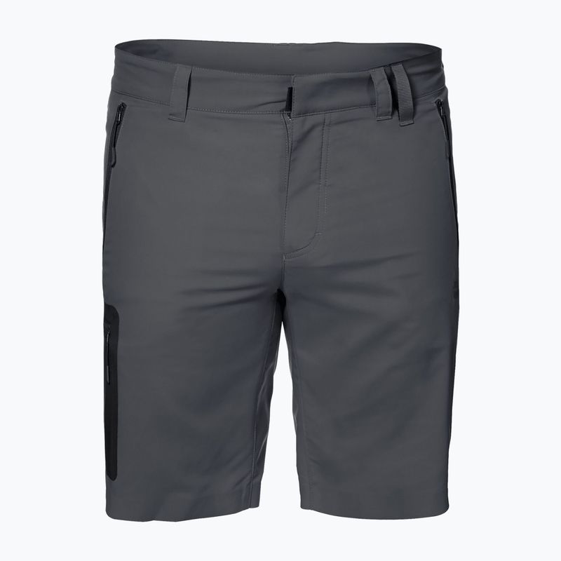 Jack Wolfskin men's Active Track trekking shorts grey 1503791_6116 5