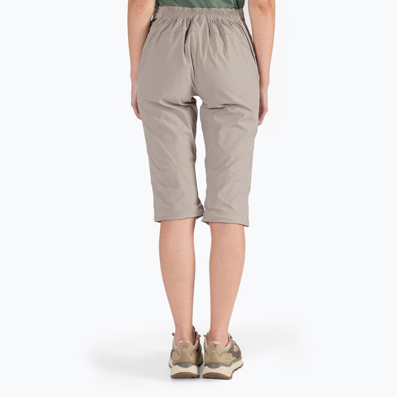 Jack Wolfskin women's Activate Light 3/4 softshell shorts beige 1503721_5041 3