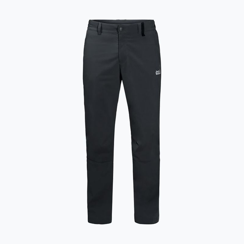 Jack Wolfskin men's Activate Light softshell trousers dark grey 1503772_6350 7