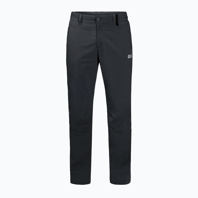 Jack Wolfskin men's Activate Light softshell trousers dark grey 1503772_6350 8