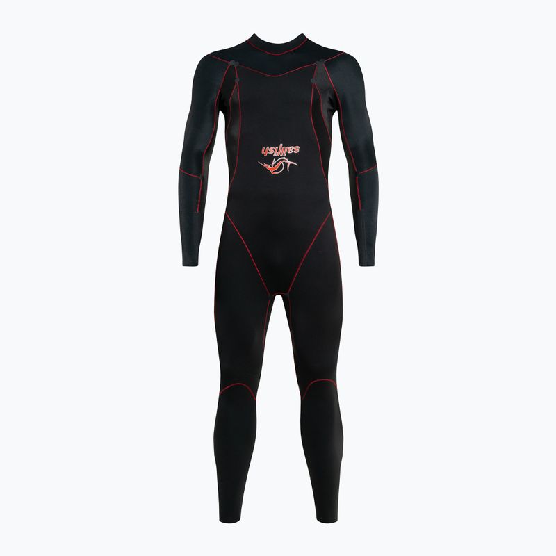 Men's sailfish Attack 7 triathlon wetsuit black 5