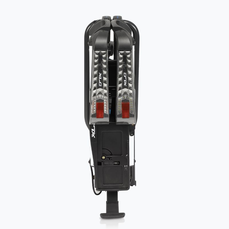 XLC Azura Xtra LED 2Bikes hitch rack silver/black 2