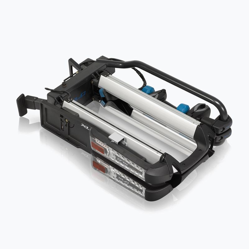 XLC Azura Xtra LED 2Bikes hitch rack silver/black 3