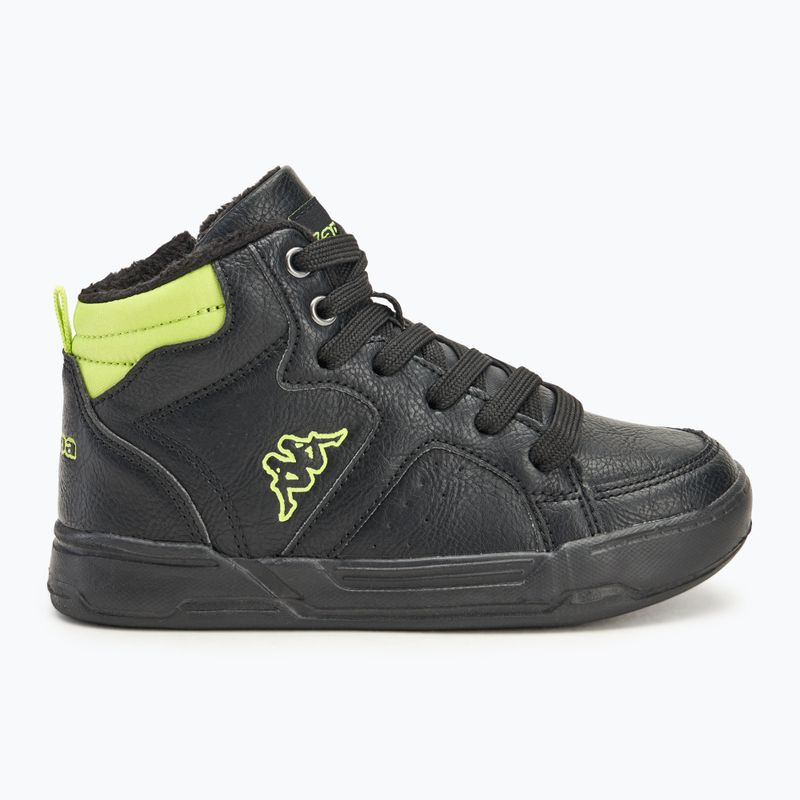 Kappa Grafton black/lime children's shoes 2