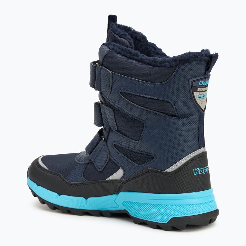 Kappa Vipos Tex T navy/turquoise children's snow boots 3