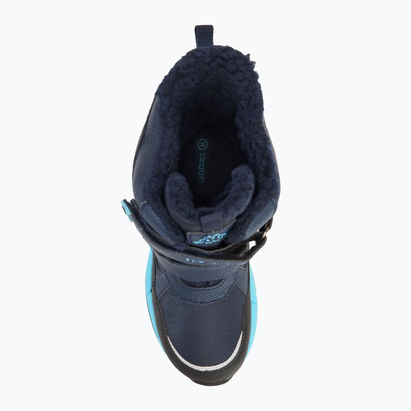 Kappa Vipos Tex T navy/turquoise children's snow boots 5