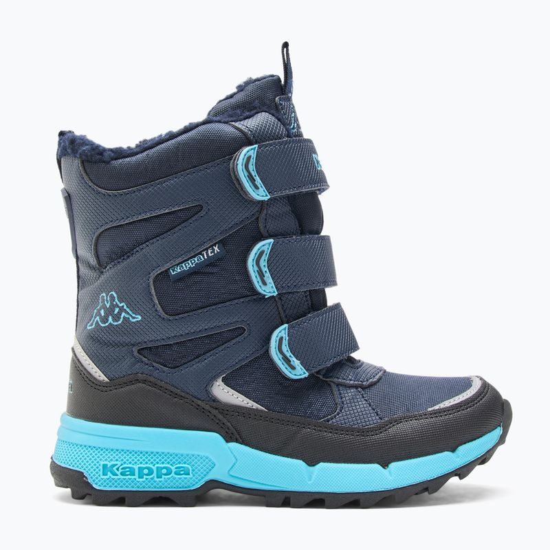 Kappa Vipos Tex navy/turquoise children's snow boots 2