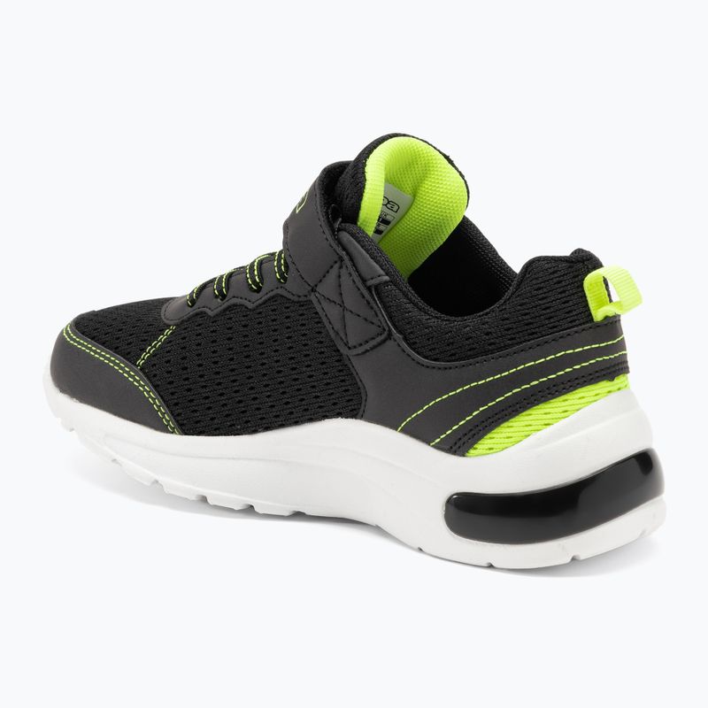 Kappa Larus black/lime children's shoes 4