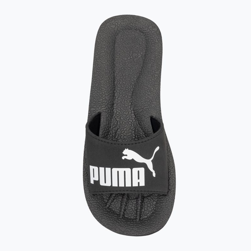 PUMA Purecat black/white slides 5