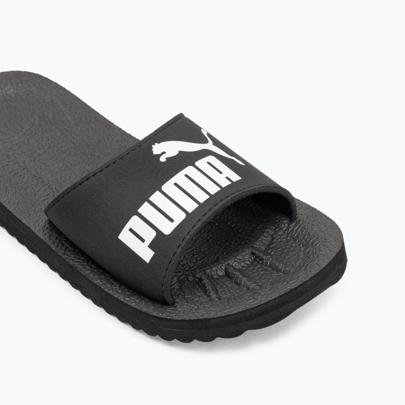PUMA Purecat black/white slides 7