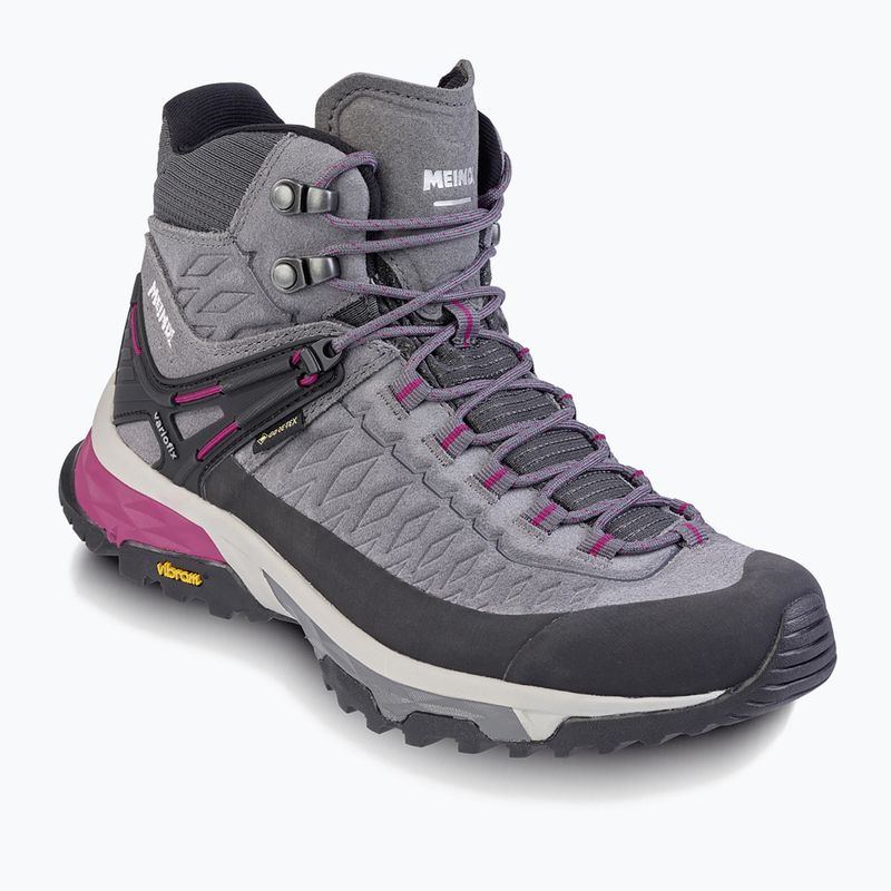 Women's trekking boots Meindl Top Trail Lady Mid GTX grey/magenta 7