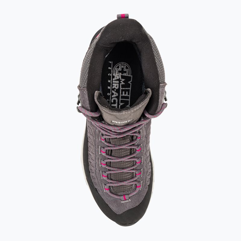 Women's trekking boots Meindl Top Trail Lady Mid GTX grey/magenta 6