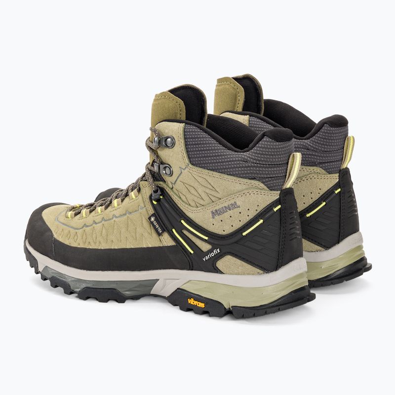 Men's trekking boots Meindl Top Trail Mid GTX nature/yellow 3