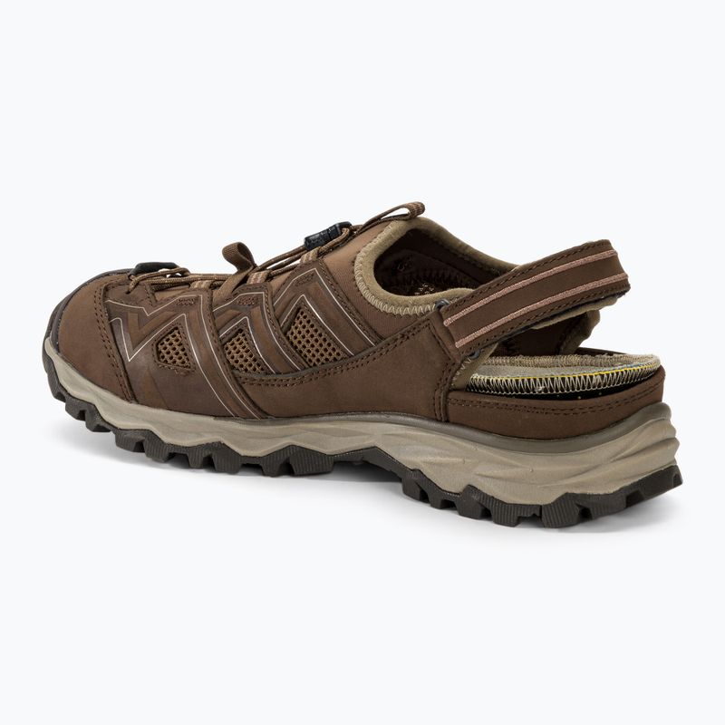 Meindl Bari men's trekking sandals - Comfort fit brown/maze 3