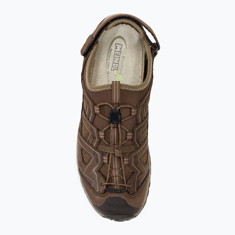 Meindl Bari men's trekking sandals - Comfort fit brown/maze 5