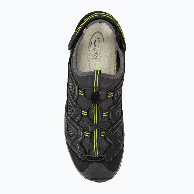 Meindl Bari men's trekking sandals - Comfort fit anthracite/lemon 5
