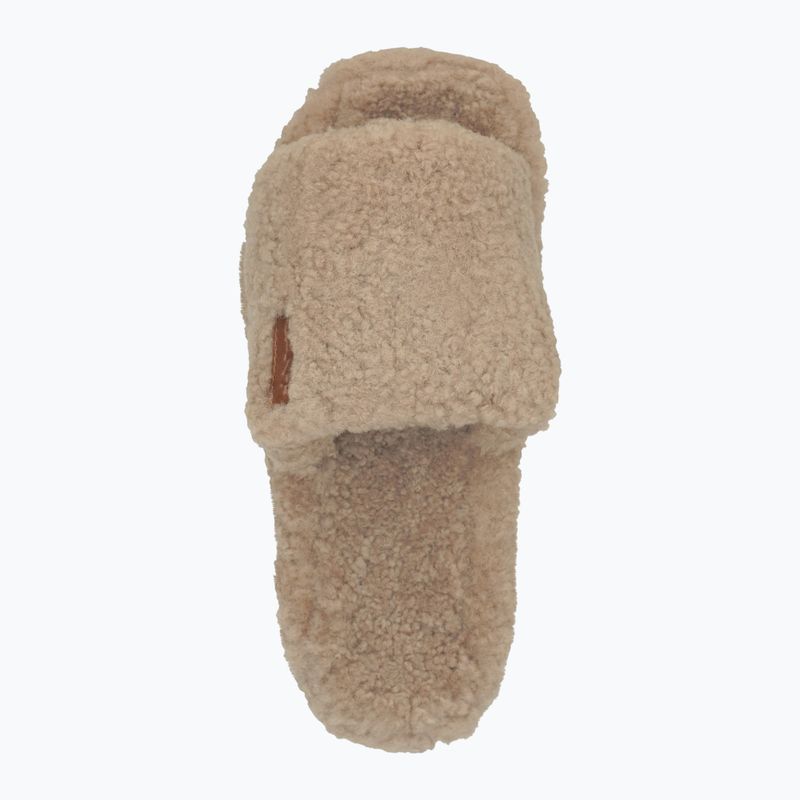 Women's slippers GANT Slippers warm khaki 5