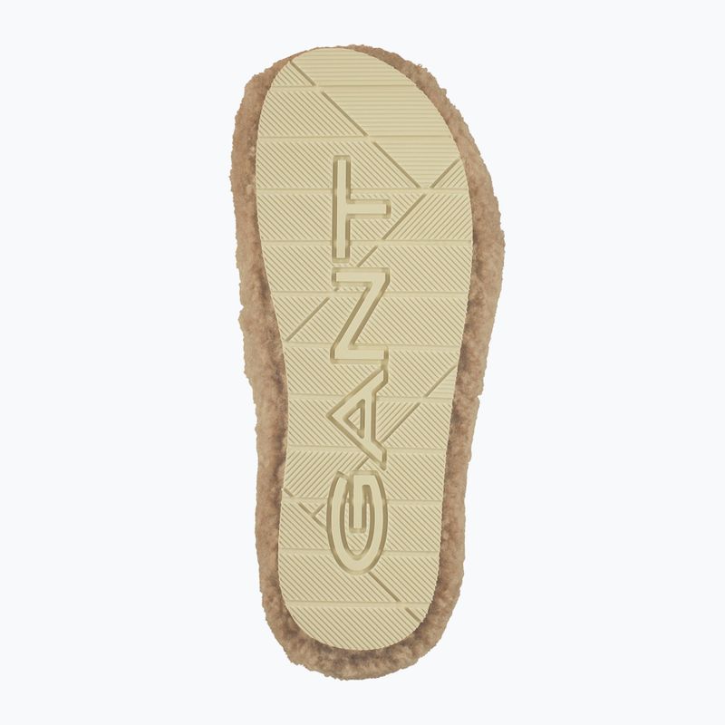 Women's slippers GANT Slippers warm khaki 6