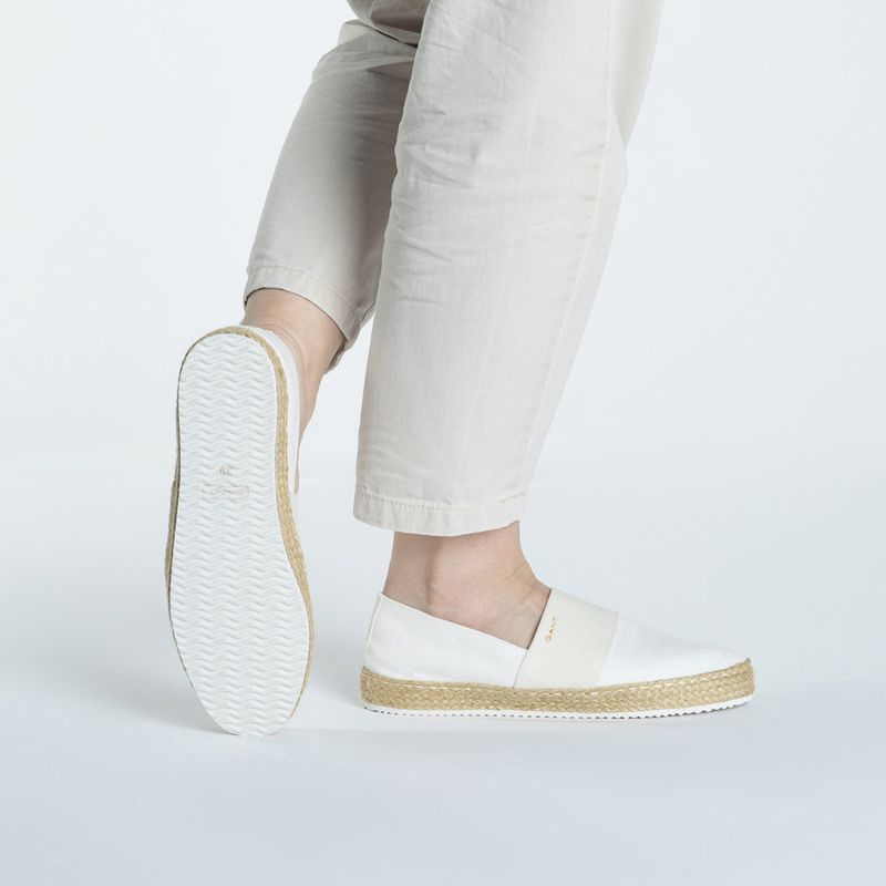 GANT Raffiaville women's shoes off white 2