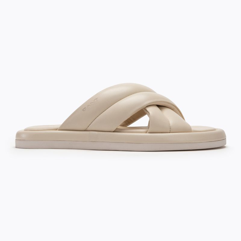 GANT Clareha cream women's slides 2