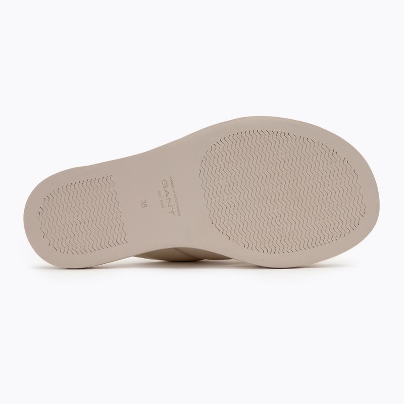 GANT Clareha cream women's slides 4