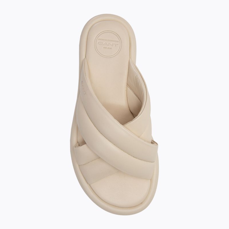 GANT Clareha cream women's slides 5