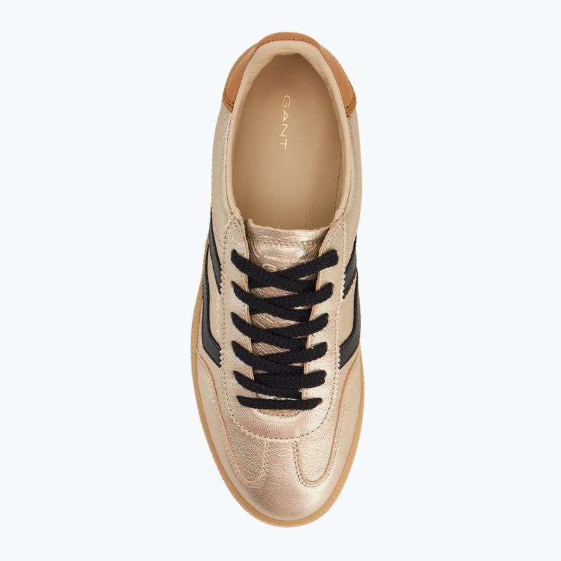 GANT women's shoes Cuzima metallic/black/natural 5