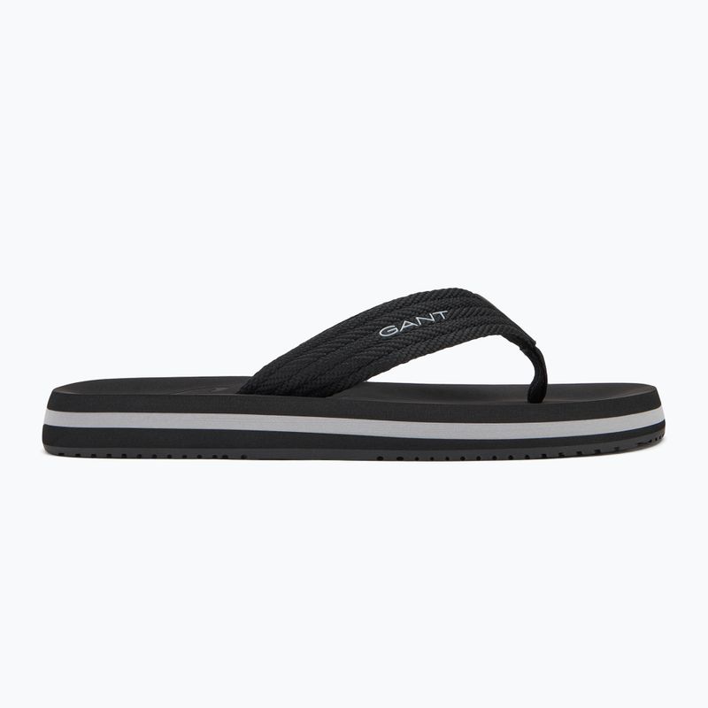 Men's GANT Brodale flip flops black 2