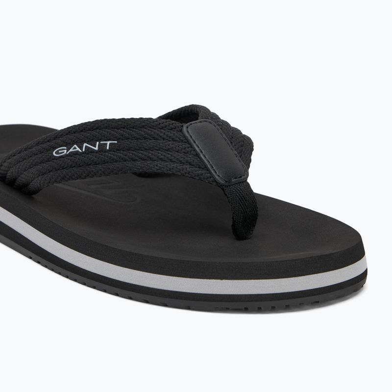 Men's GANT Brodale flip flops black 7