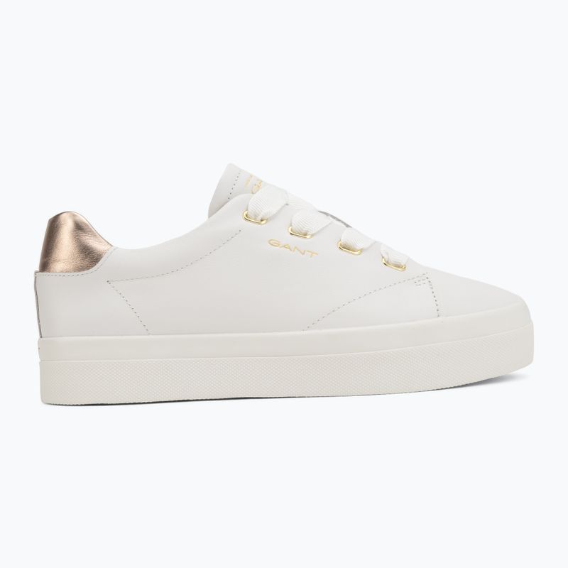 Women's shoes GANT Avona white/rose gold 2