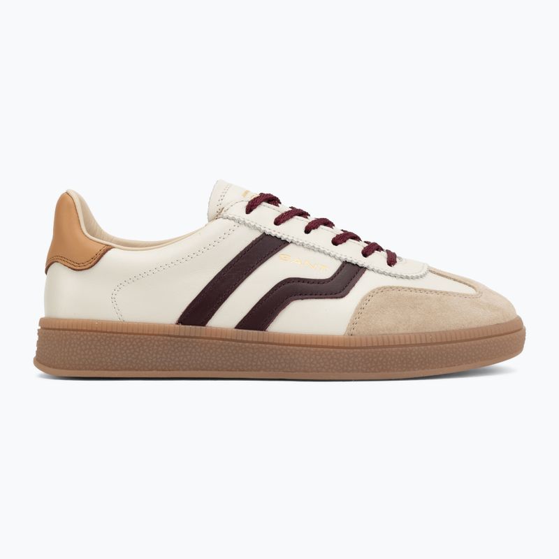 Women's shoes GANT Cuzima off white/plum red 2