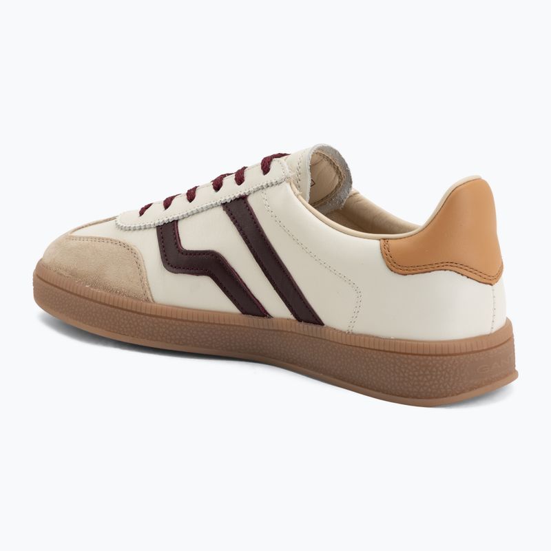 Women's shoes GANT Cuzima off white/plum red 3