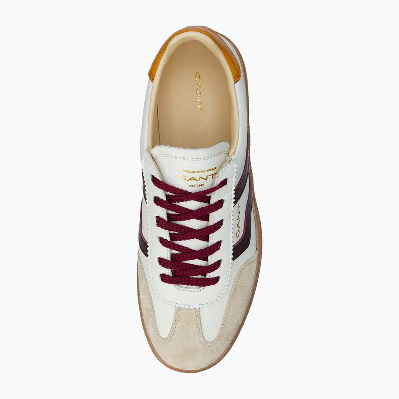 Women's shoes GANT Cuzima off white/plum red 13