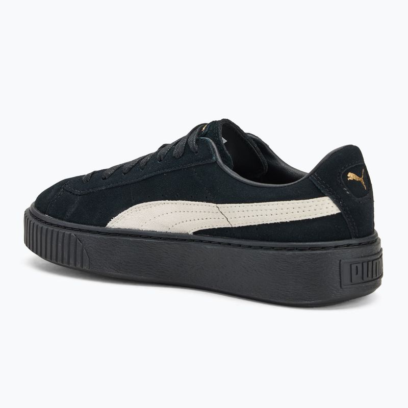 Puma Suede Platform women's shoes black/puma white 3