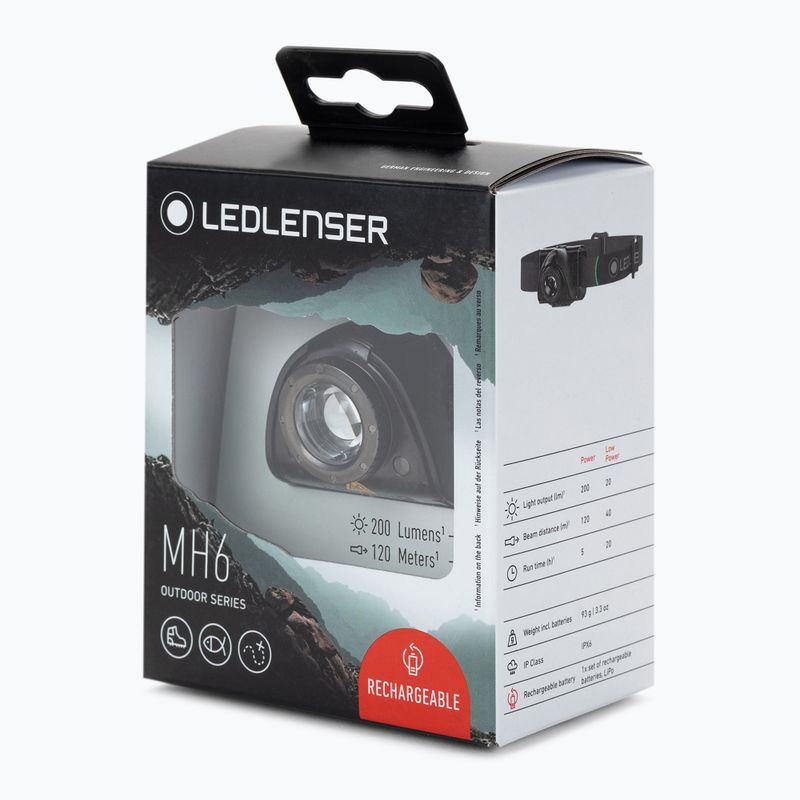 Ledlenser MH6 headlamp black 501512