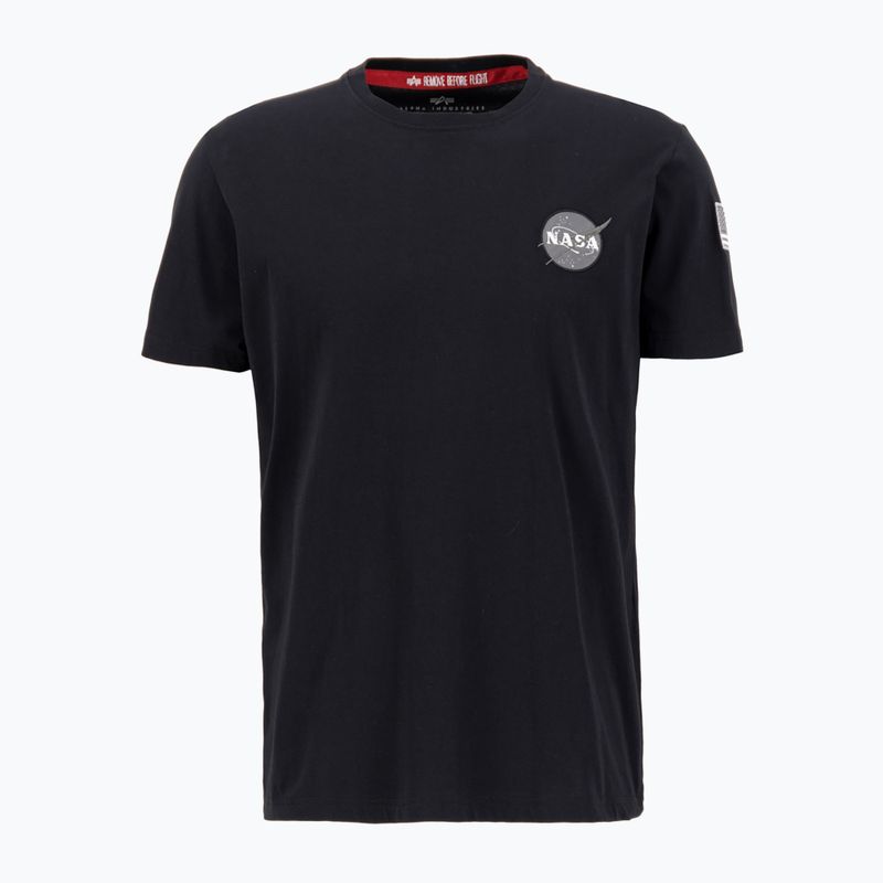 Alpha Industries men's Space Shuttle T shirt black 3