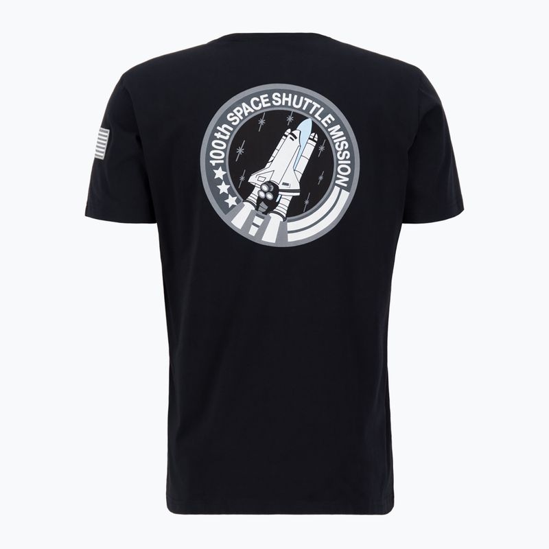 Alpha Industries men's Space Shuttle T shirt black 4
