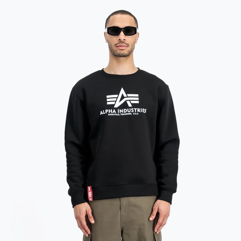 Alpha Industries men's sweatshirt Basic black