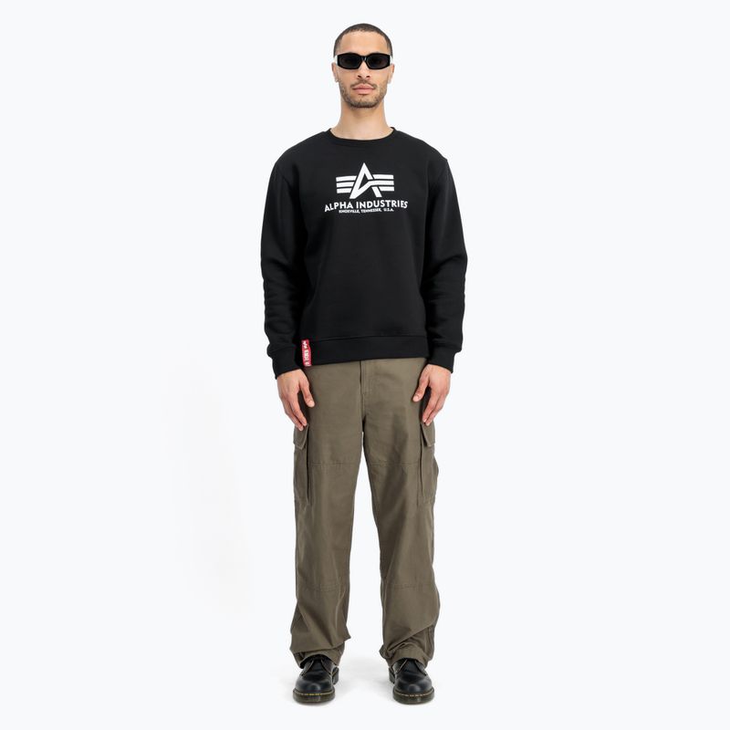 Alpha Industries men's sweatshirt Basic black 2