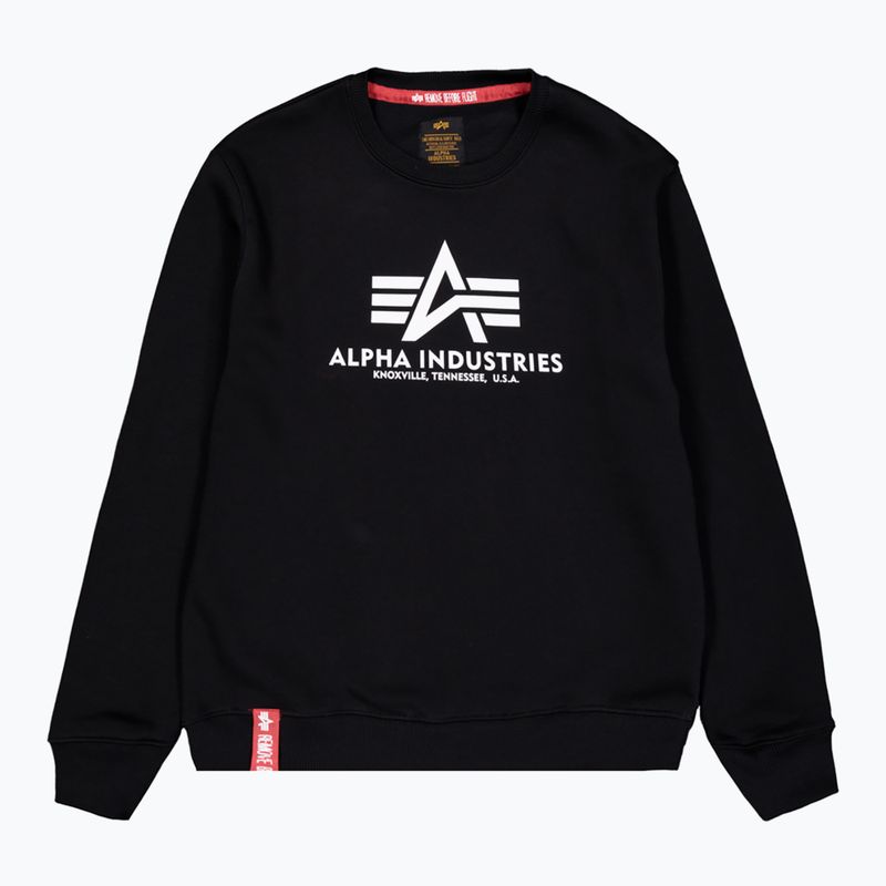Alpha Industries men's sweatshirt Basic black 5