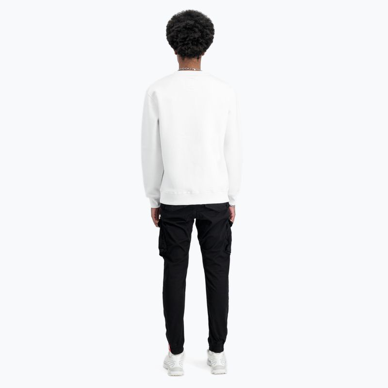 Men's Alpha Industries Basic white sweatshirt 3