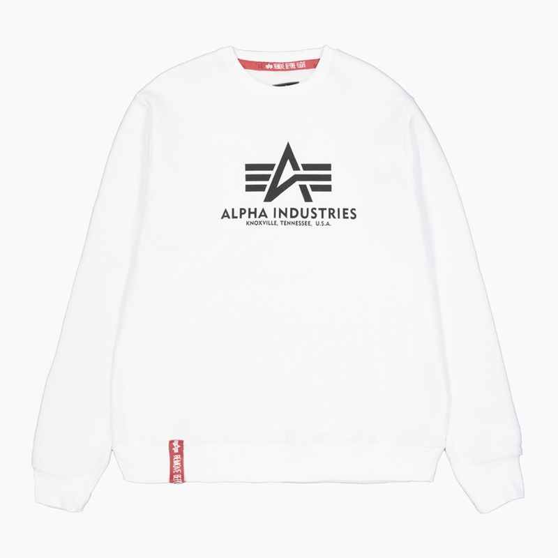 Men's Alpha Industries Basic white sweatshirt 7