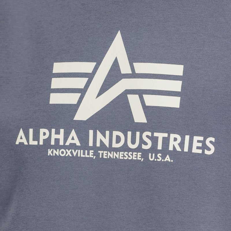 Men's Alpha Industries Basic greyblack sweatshirt 4