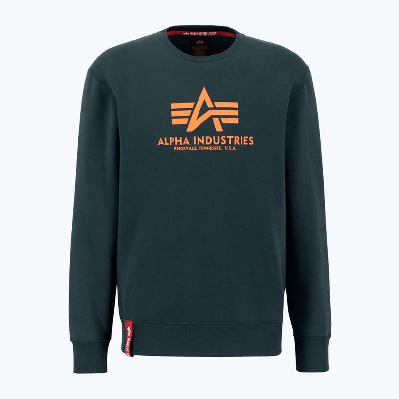 Men's Alpha Industries Basic dark petrol sweatshirt 2