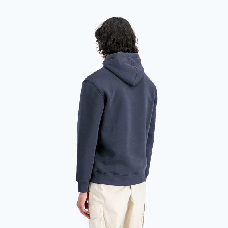 Men's Alpha Industries Basic navy sweatshirt 4
