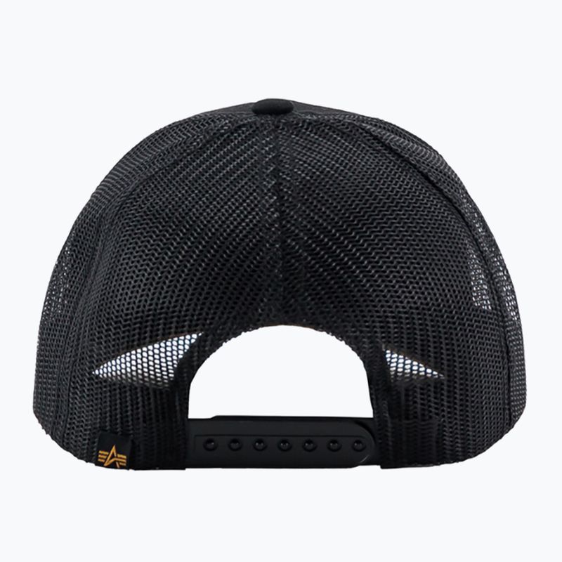 Men's Alpha Industries Basic Trucker baseball cap black 2