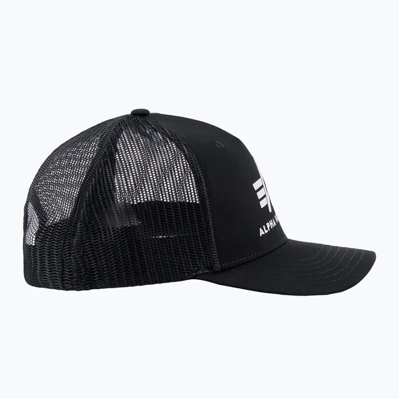 Men's Alpha Industries Basic Trucker baseball cap black 4