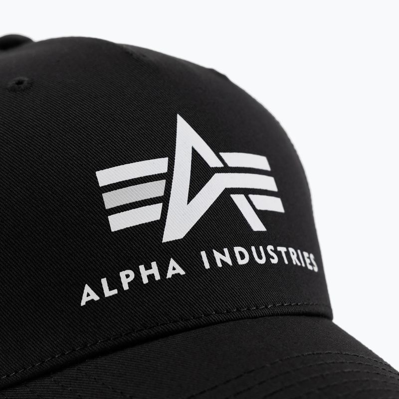 Men's Alpha Industries Basic Trucker baseball cap black 5