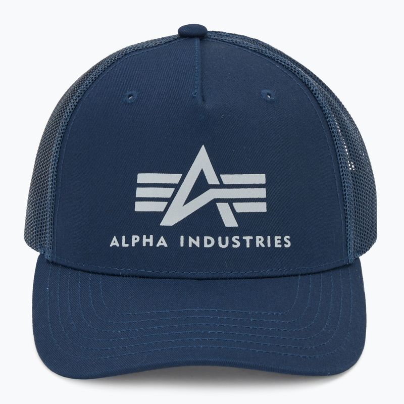 Men's Alpha Industries Basic Trucker baseball cap rep.blue 2